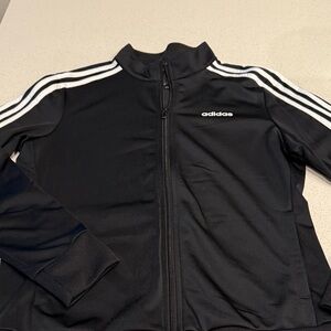 Adidas Black and White Track Jacket